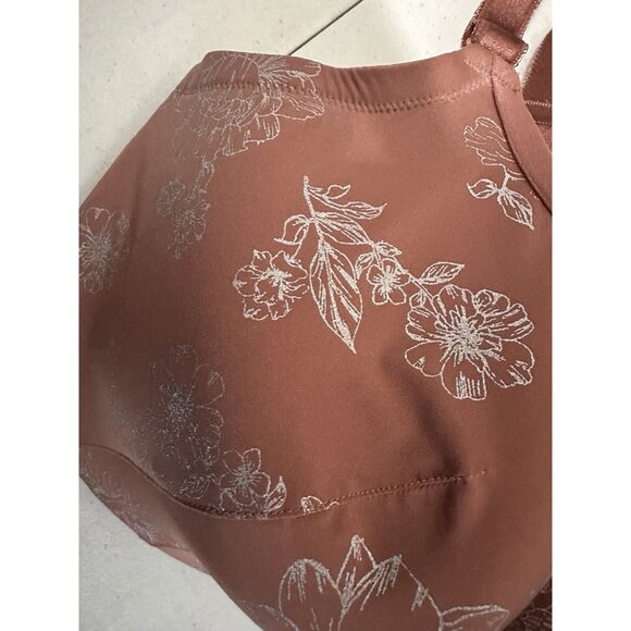 Torrid Floral Glitter Lightly Lined Full Coverage Balconette Bra Size 40F - Picture 2 of 9